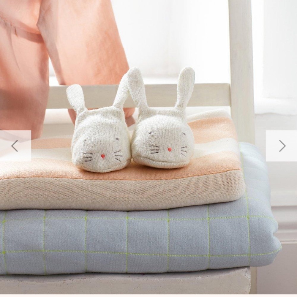 Meri Meri Bunny Baby Booties